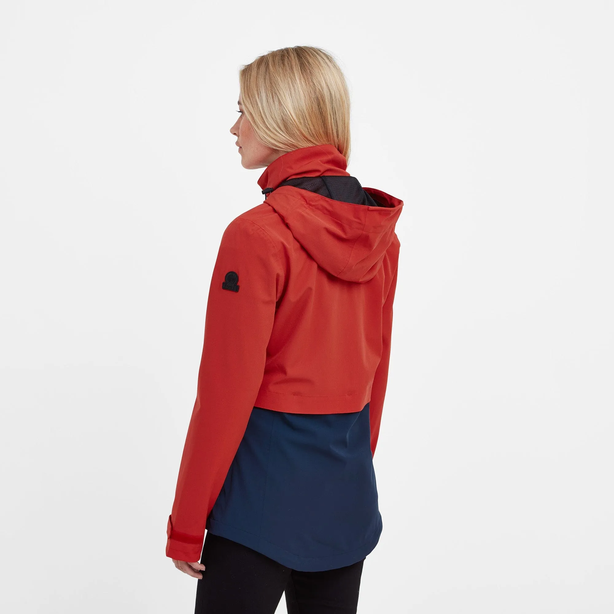 Kiveton Womens Waterproof Jacket - Dark Indigo/Dark Coral