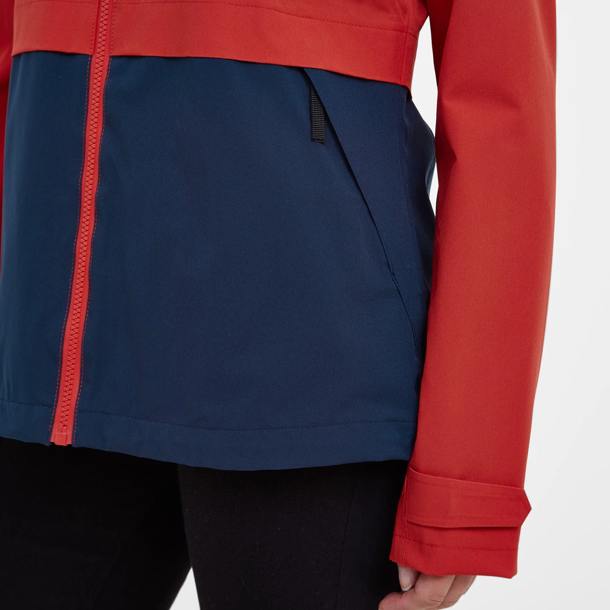 Kiveton Womens Waterproof Jacket - Dark Indigo/Dark Coral