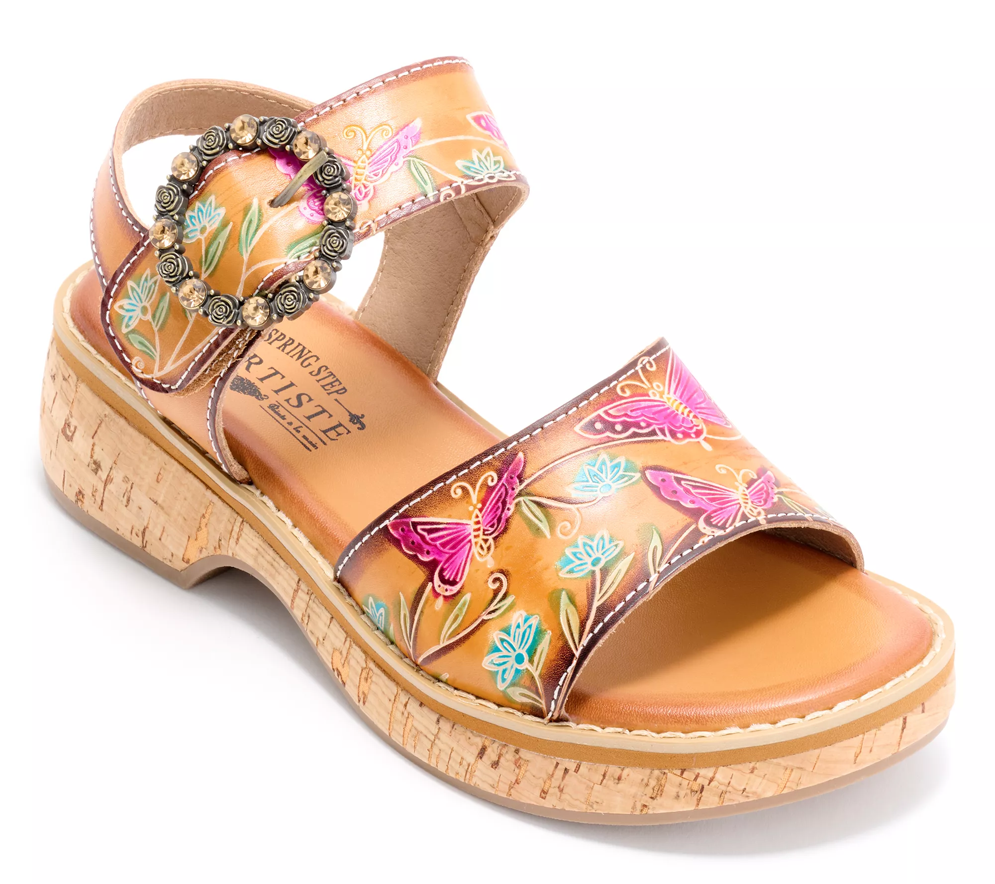 L'Artiste by Spring Step Leather Sandals - Kenna