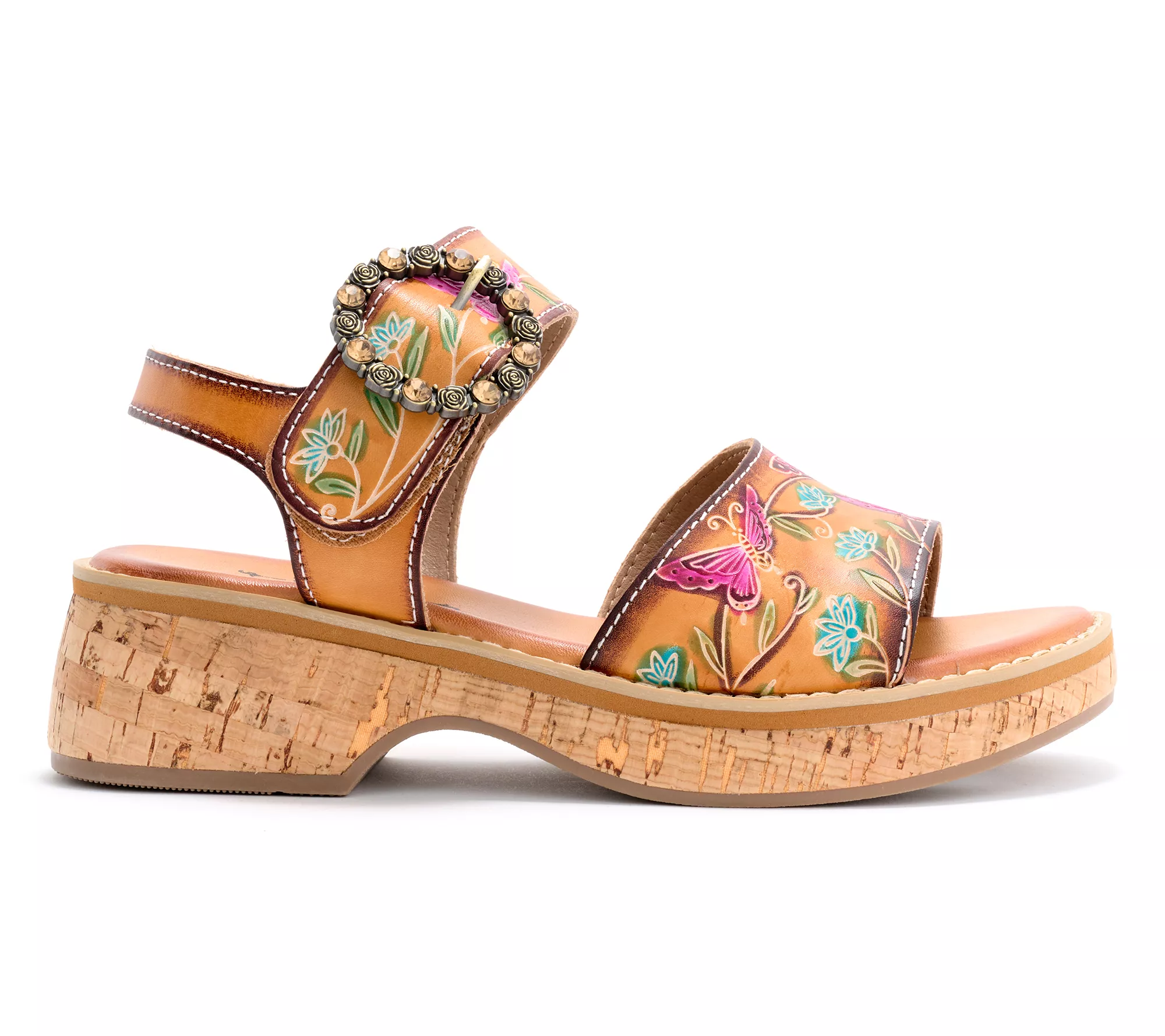 L'Artiste by Spring Step Leather Sandals - Kenna