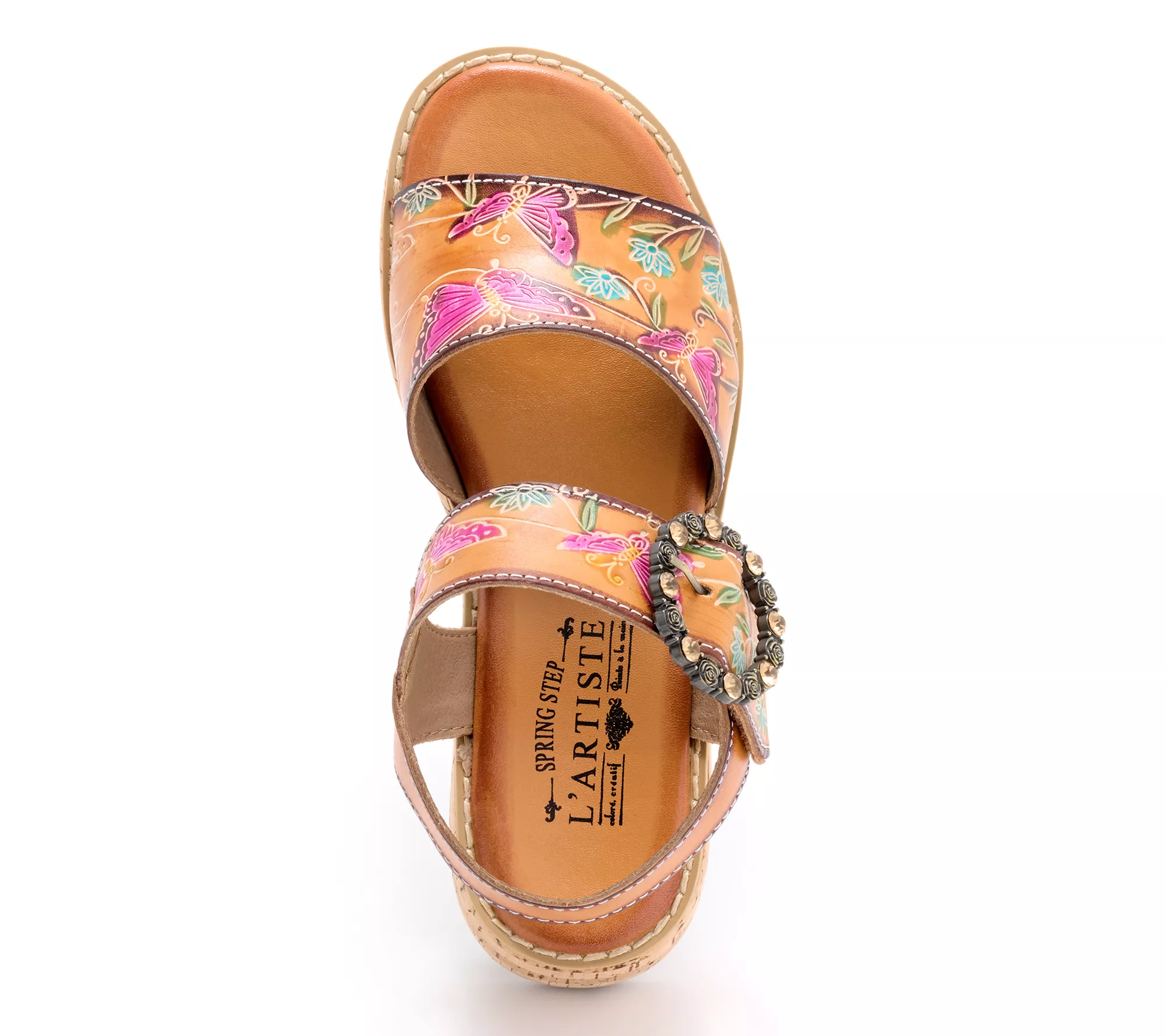 L'Artiste by Spring Step Leather Sandals - Kenna