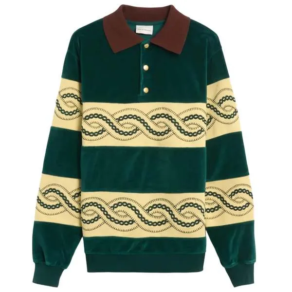 Le Polo Sweat Tress - Dark Green