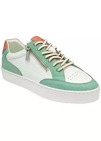 Lotus White & Green Sierra Trainers | Grattan