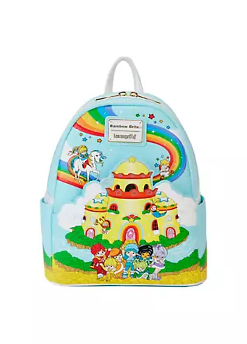 Loungefly Rainbow Brite Castle Group Mini Backpack | Kaleidoscope