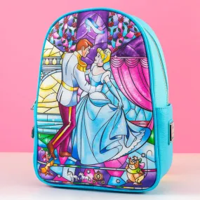 Loungefly x Disney Cinderella Stained Glass Mini Backpack