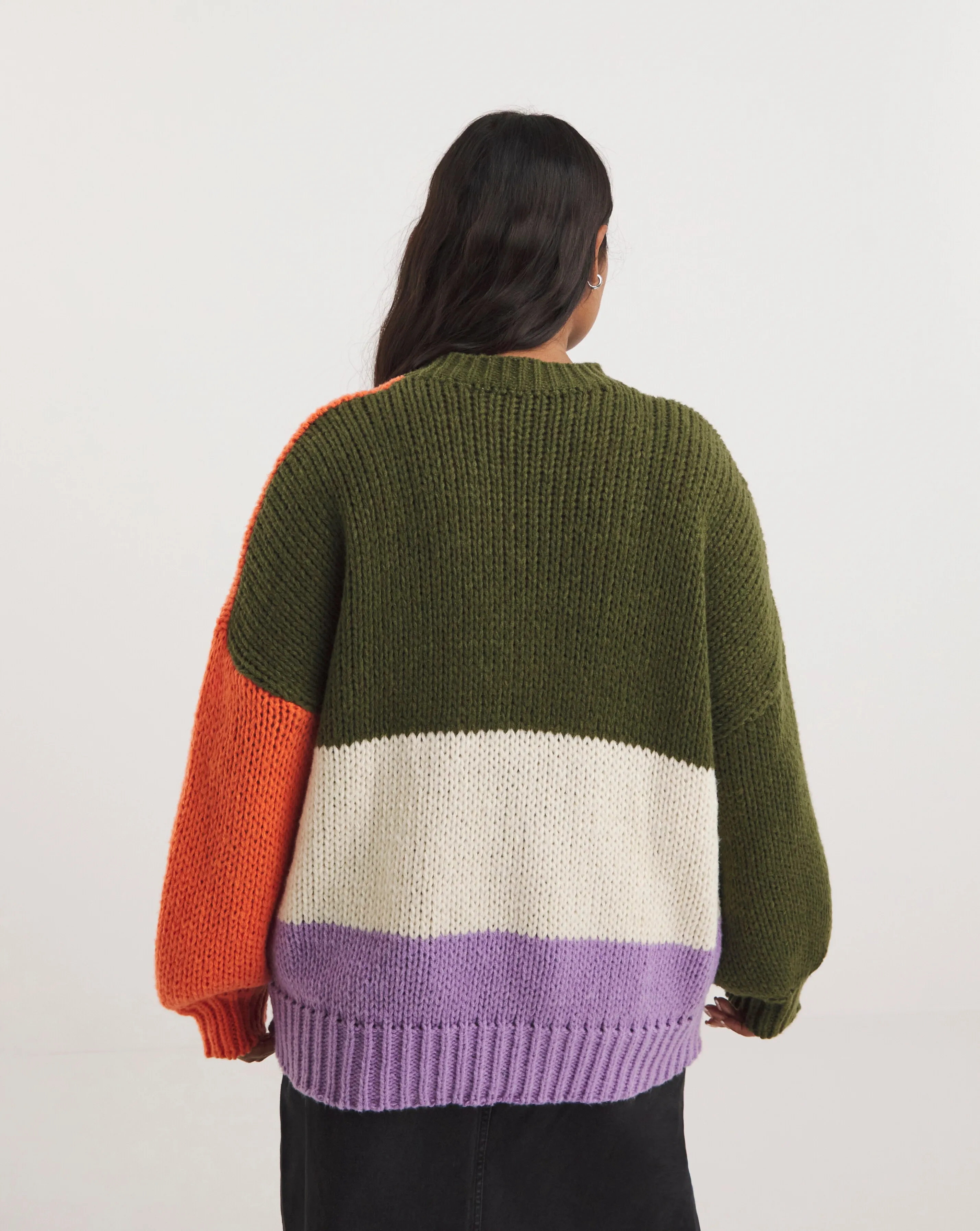 Lovedrobe Patchwork Jumper | Simply Be