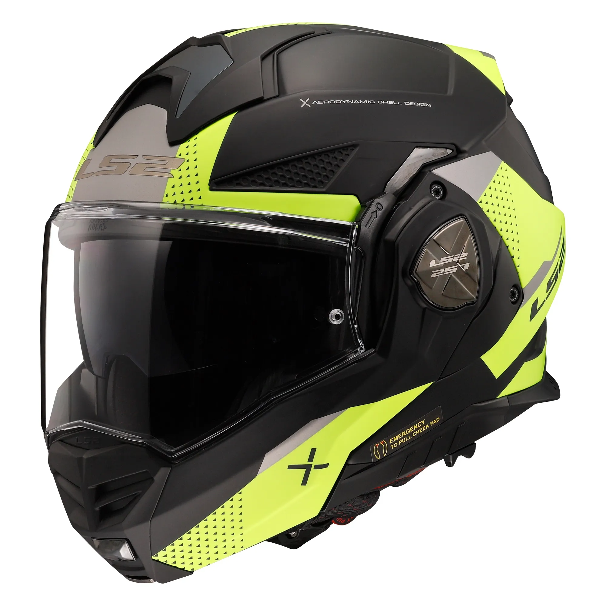 LS2 FF901 Advant X Oblivion Helmet - Black/Yellow