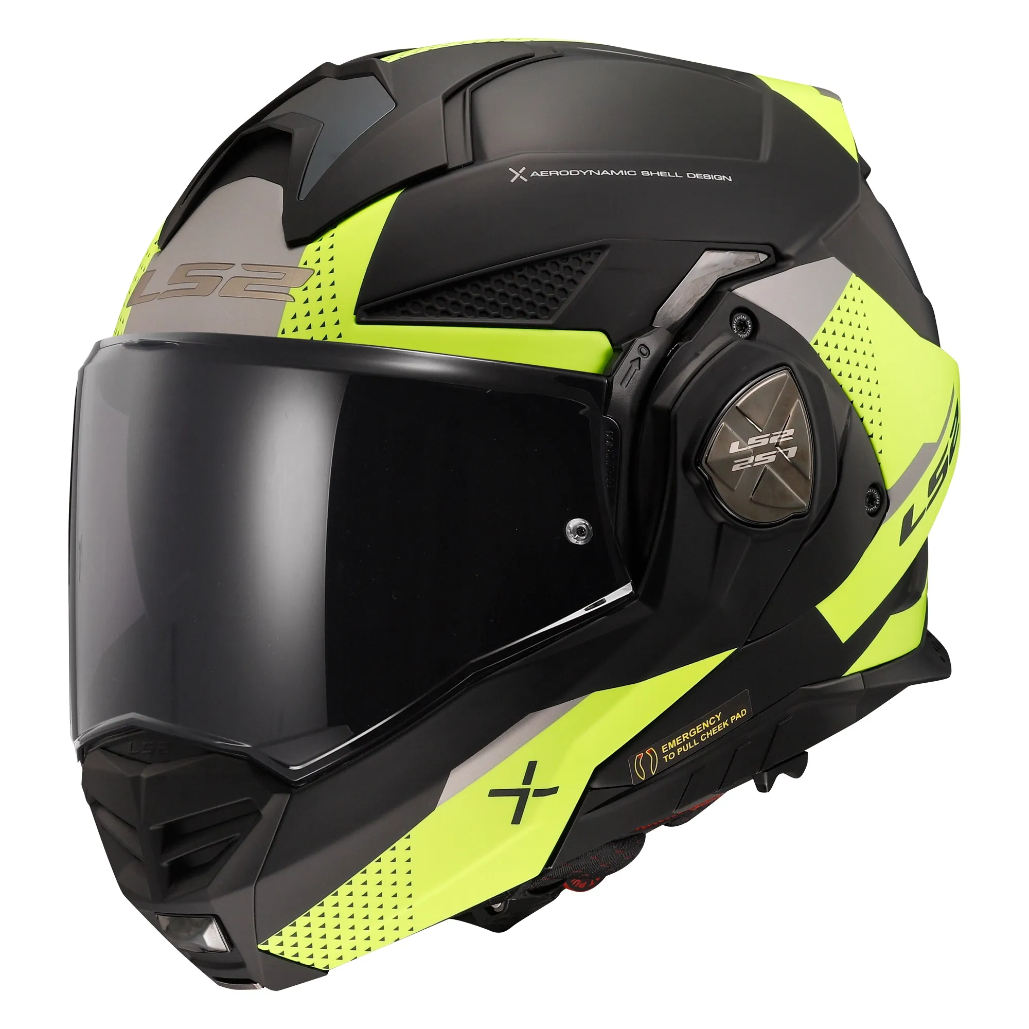 LS2 FF901 Advant X Oblivion Helmet - Black/Yellow