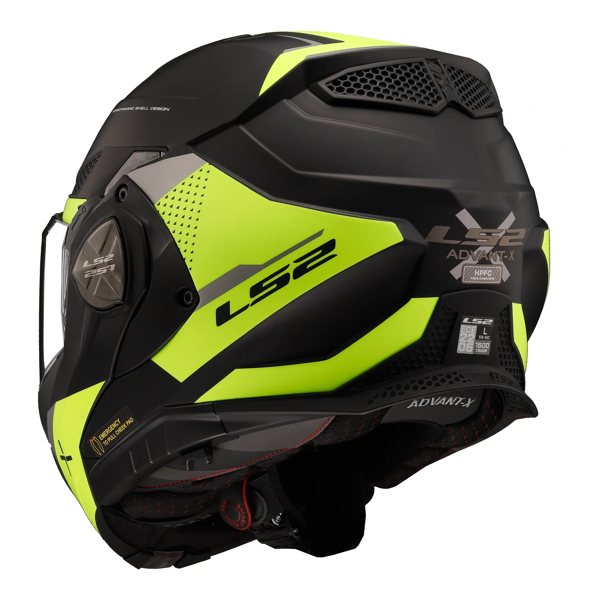 LS2 FF901 Advant X Oblivion Helmet - Black/Yellow