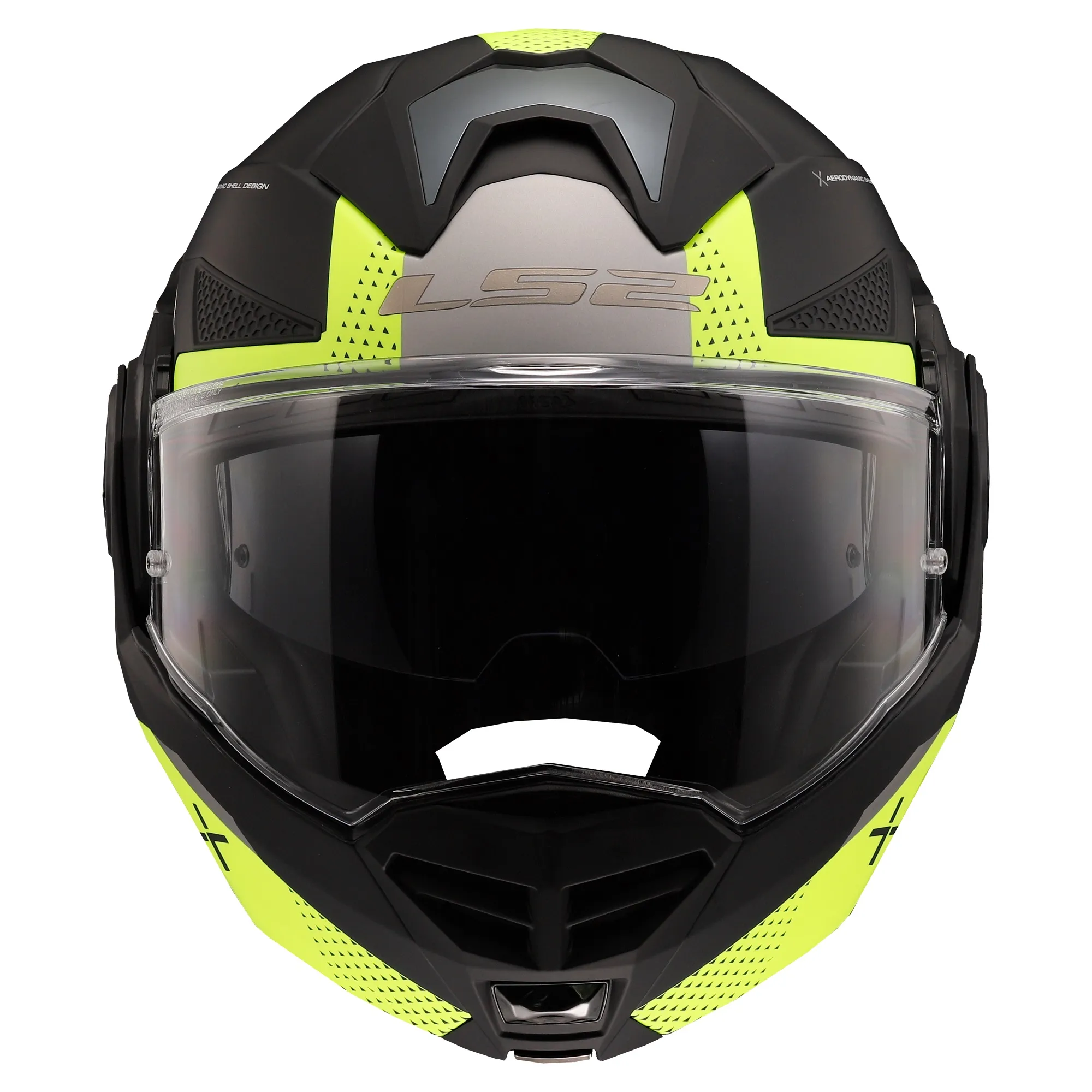 LS2 FF901 Advant X Oblivion Helmet - Black/Yellow