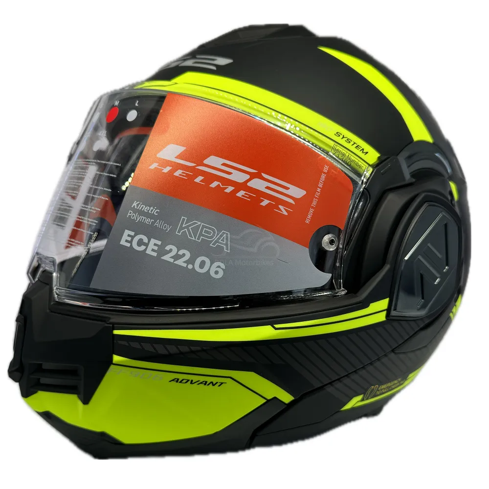 LS2 FF906 Advant Revo Helmet - Black/Yellow