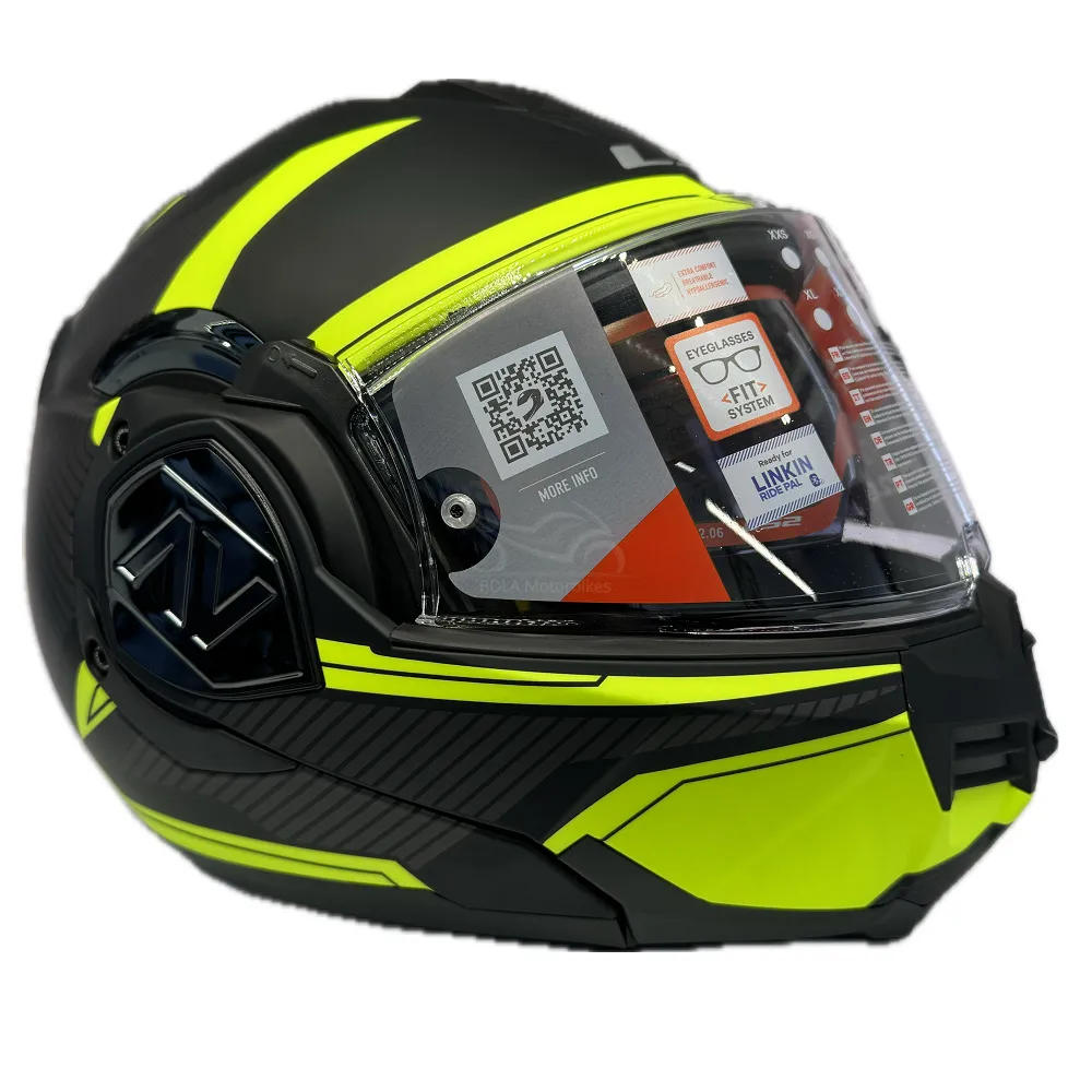 LS2 FF906 Advant Revo Helmet - Black/Yellow