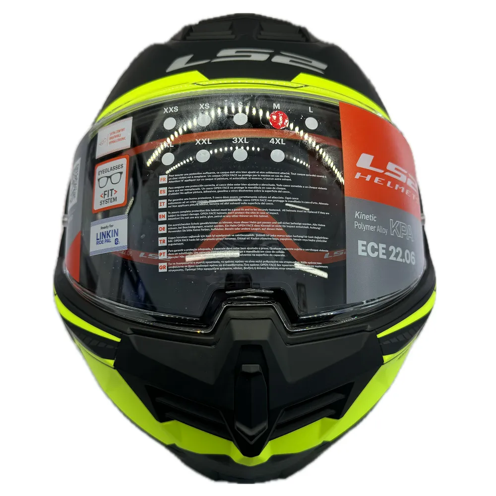 LS2 FF906 Advant Revo Helmet - Black/Yellow