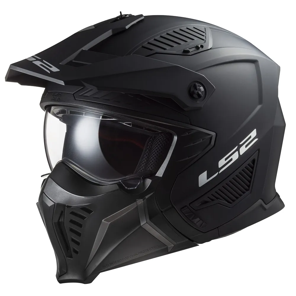 LS2 OF606 Drifter Plain Helmet - Matt Black