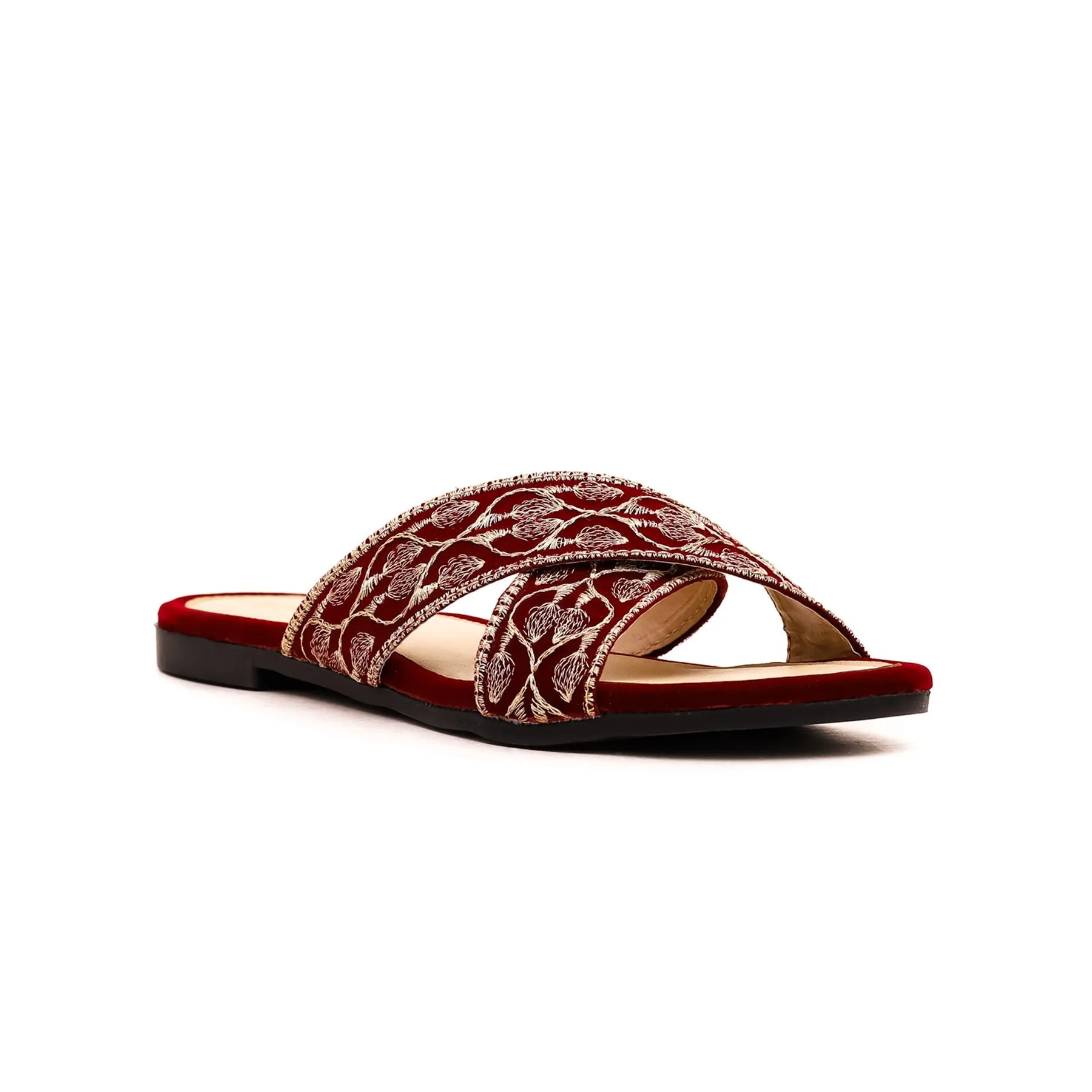 Maroon Casual Slipper CL1766