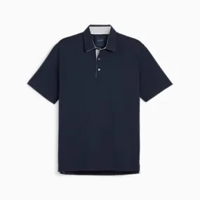 MATTR Brigade Men's Golf Polo | Deep Navy-Ash Gray | PUMA Exclusion List | PUMA 