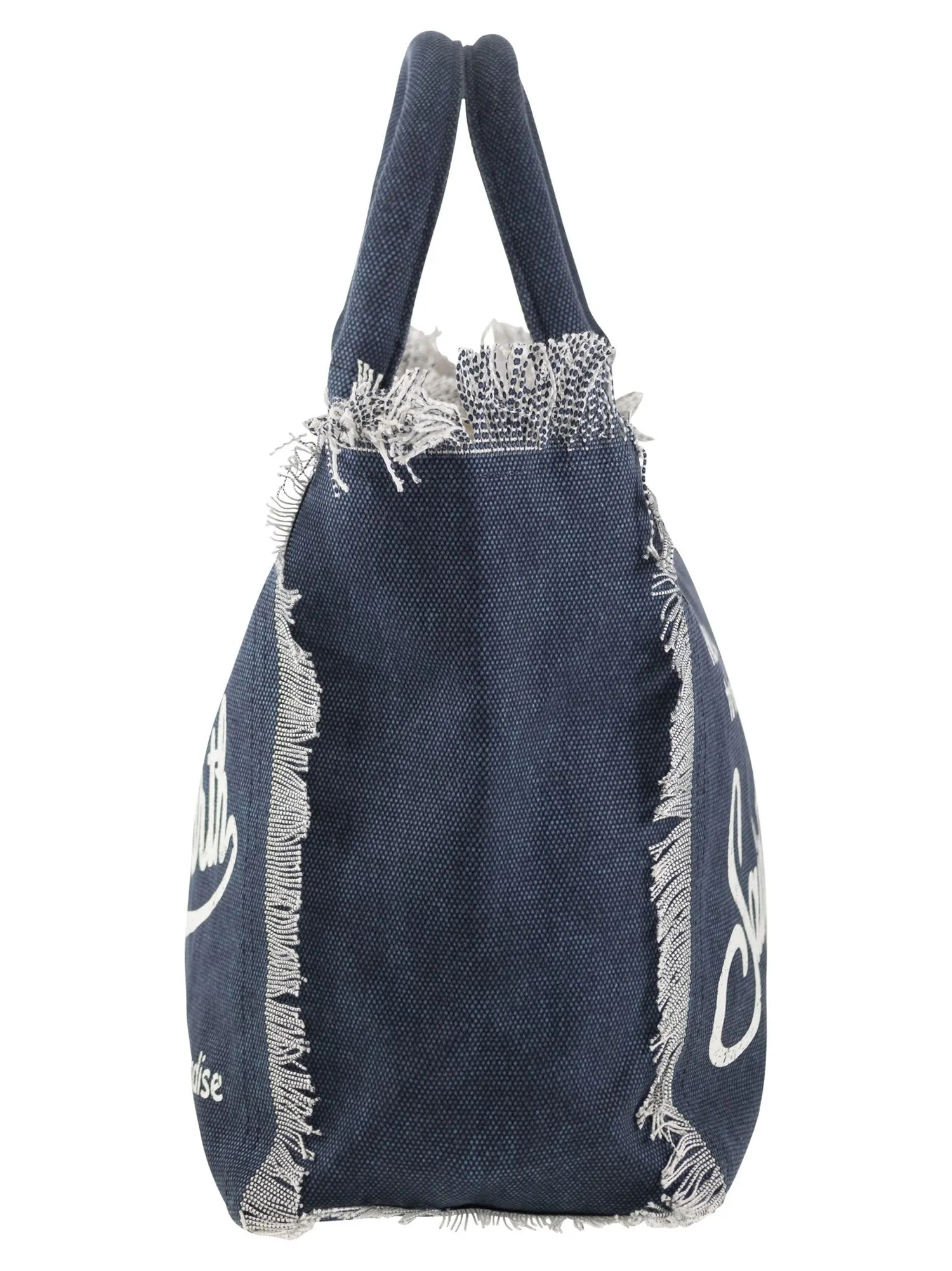 Mc2 Saint Barth    Mc2 Saint Barth Vanity Denim Canvas Handbag