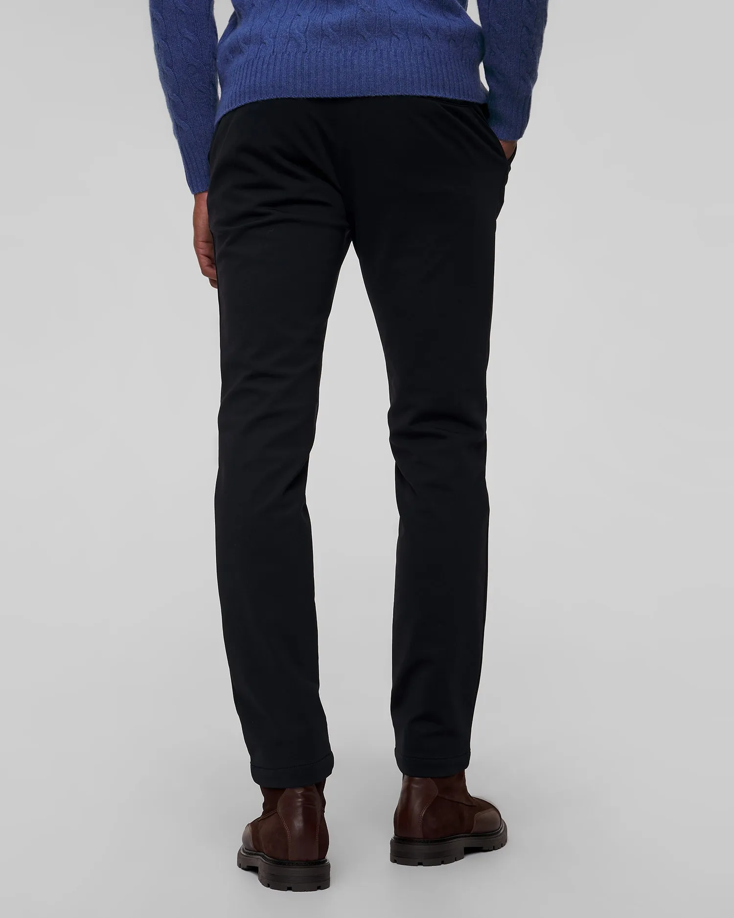 Men's black trousers Alberto Ian Stretch Energy 17015439-999