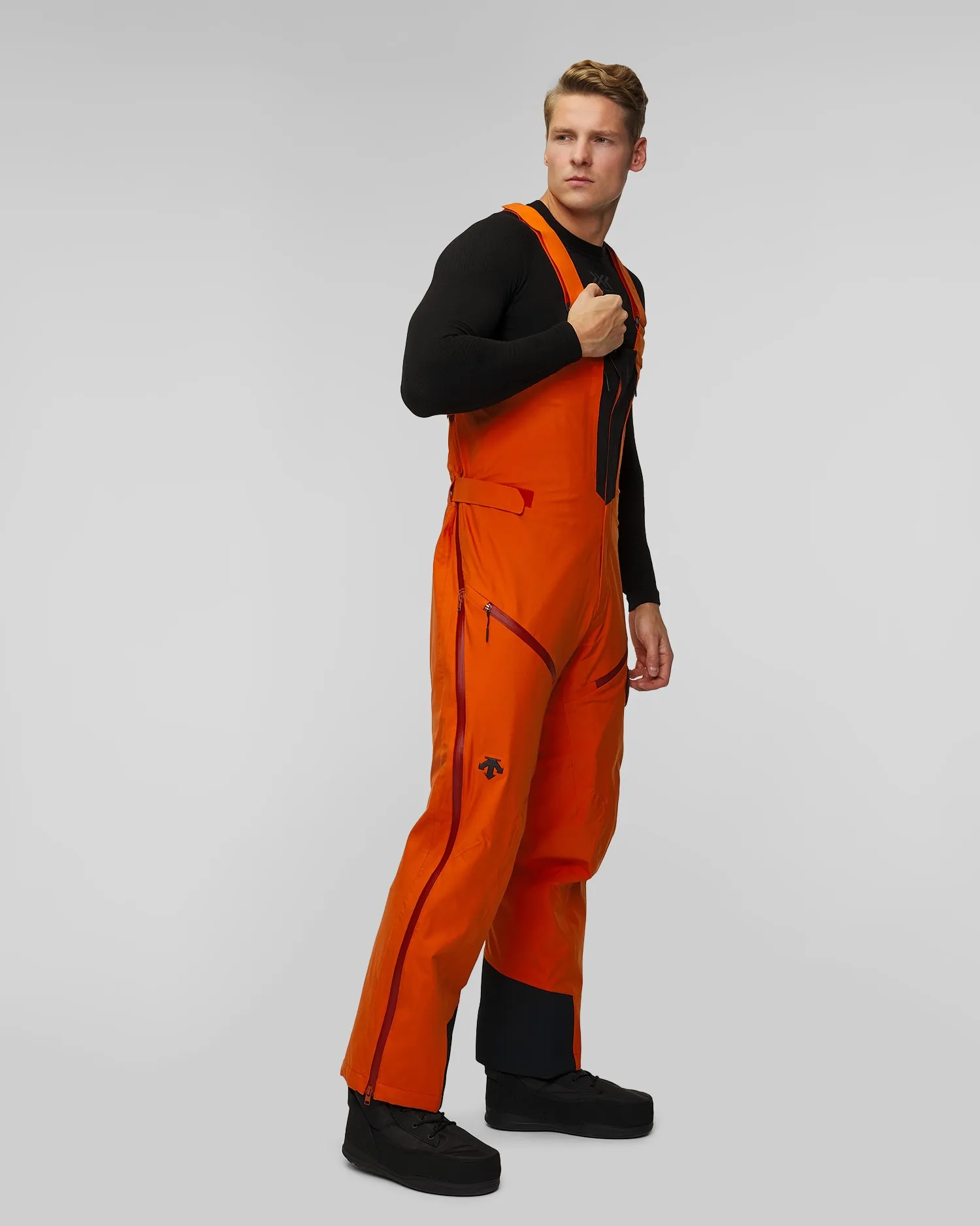 Men's ski trousers Descente x Marco Odermatt Bib Pants DWMYGD50M-ror