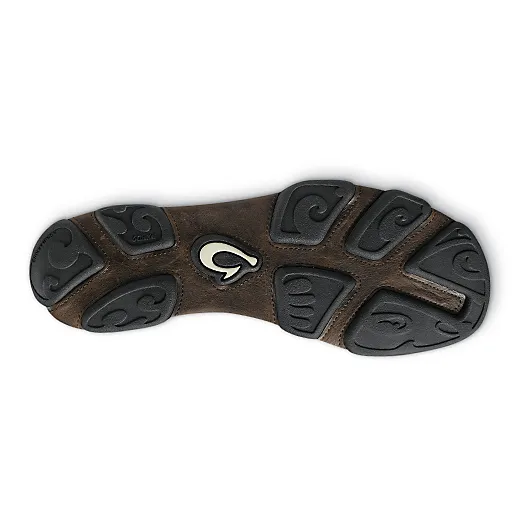 Men’s OluKai Moloa Slipper – Dark Wood/Dark Java