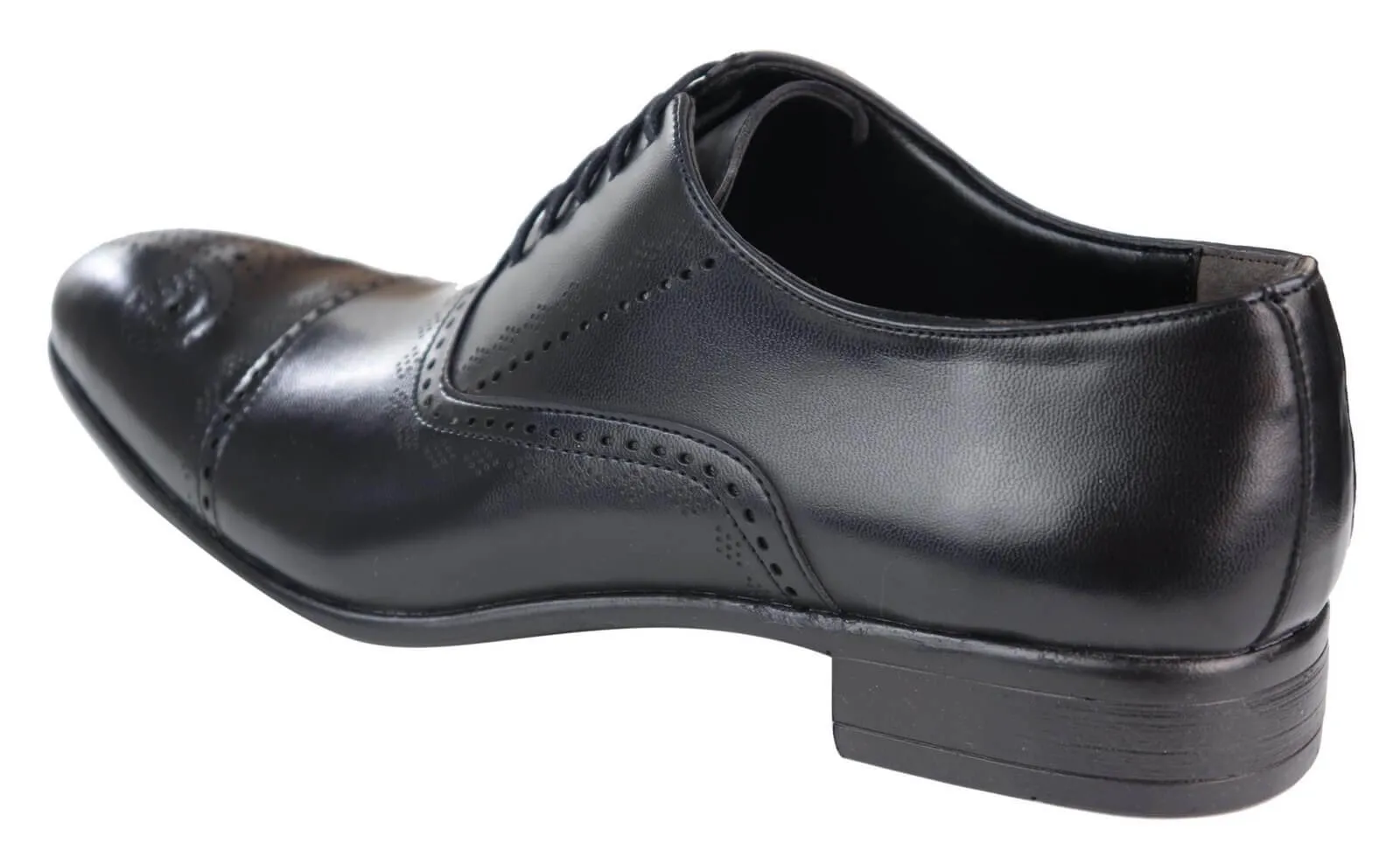 Mens Classic Black Brogue Shoes