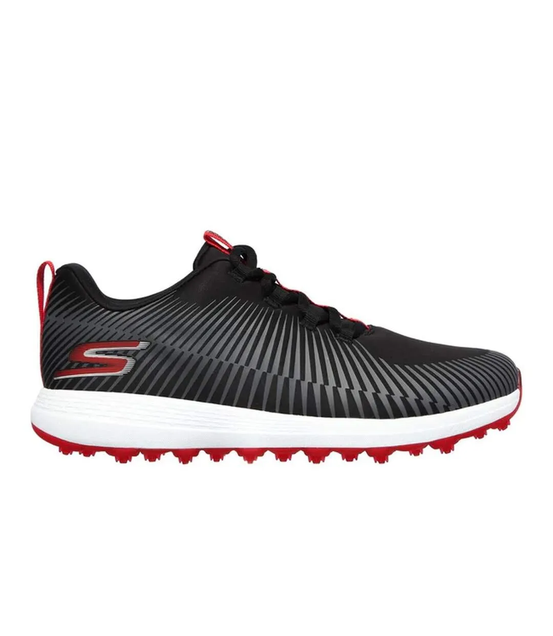 Mens go golf max sport trainers black/red Skechers