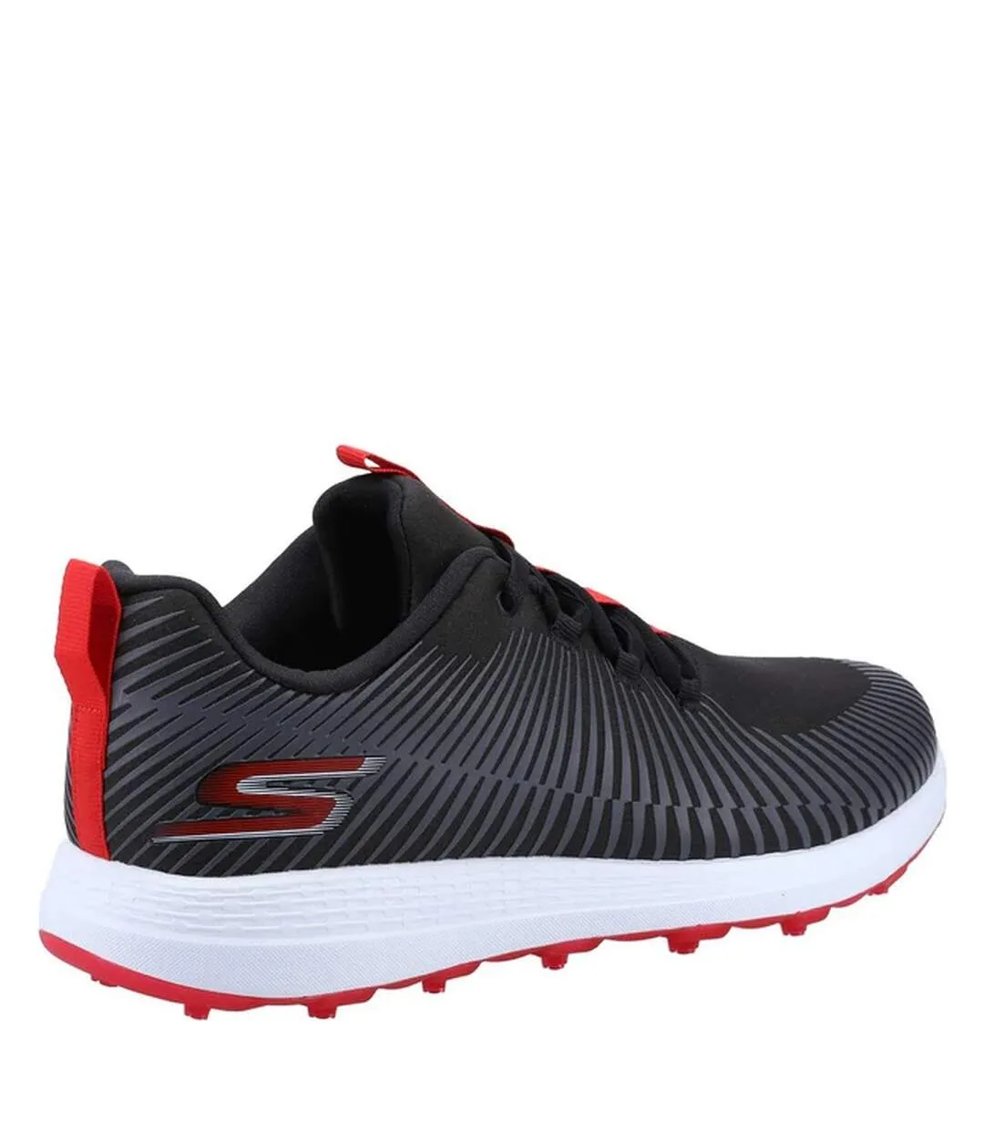 Mens go golf max sport trainers black/red Skechers