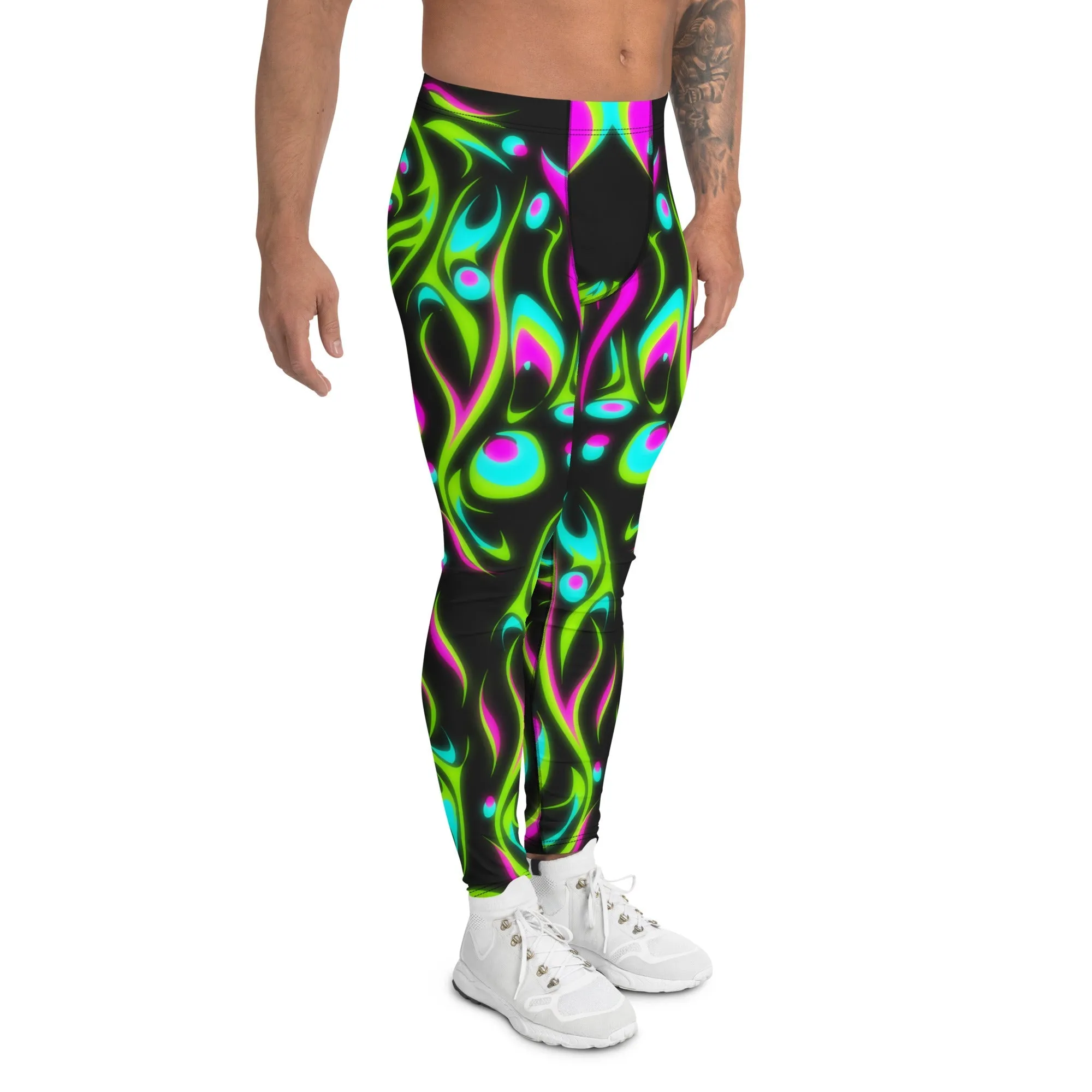 Neon Frenzy Men's Leggings