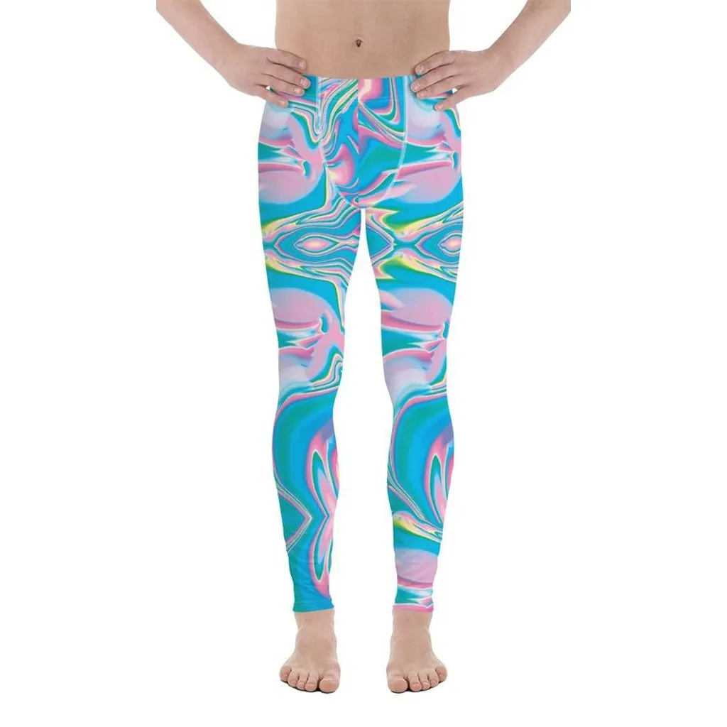 Neon Psychedelic Men's Leggings