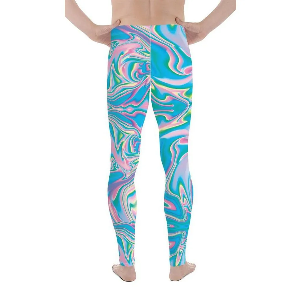 Neon Psychedelic Men's Leggings