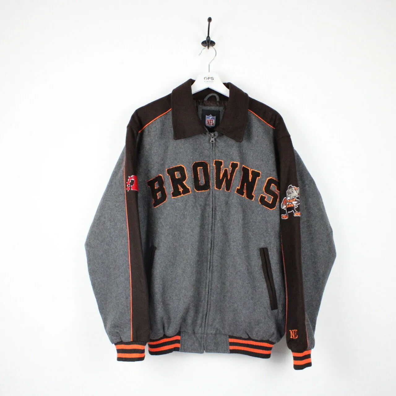 NFL 00s' Cleveland BROWNS Jacket | Medium