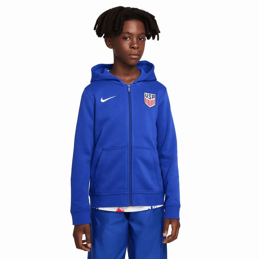 Nike USA Youth NSW Full-Zip Club Hoodie