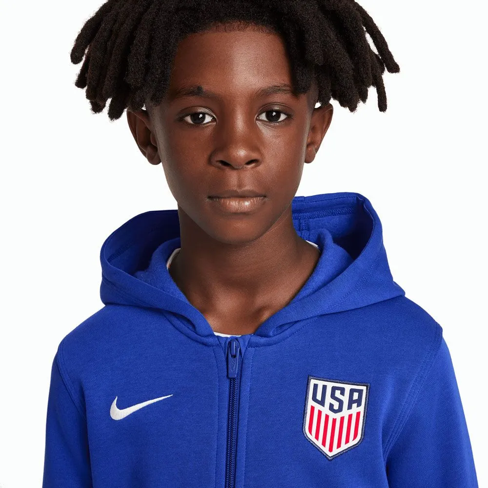 Nike USA Youth NSW Full-Zip Club Hoodie