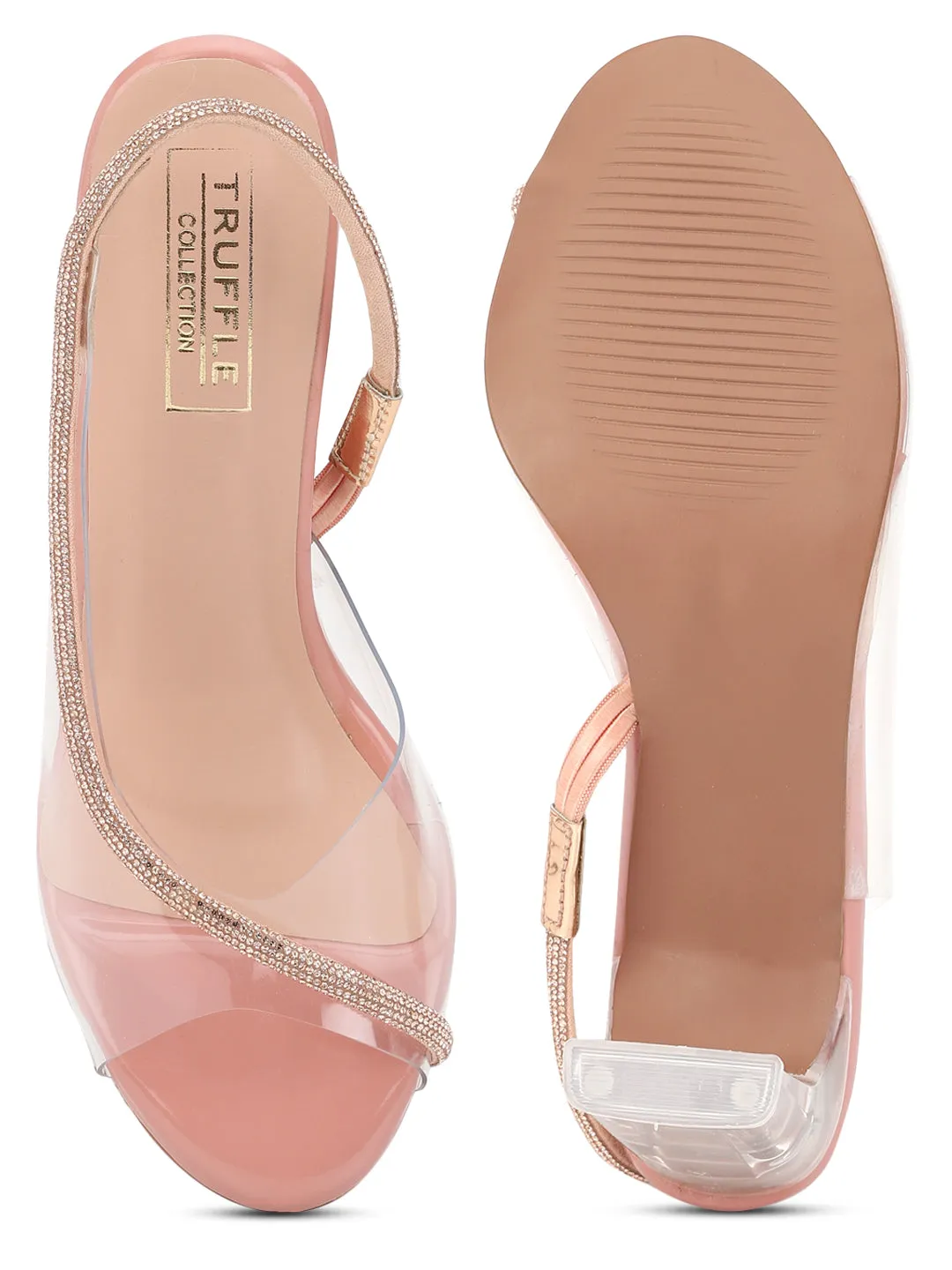 Nude Patent Block Sandals (TC-REN-R-5112-NUD)