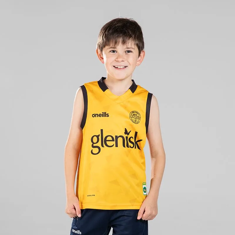 Offaly GAA Hurling Kids' Training Vest Amber