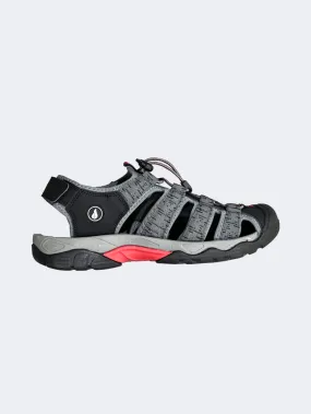 Oil And Gaz Closed Toe Men Lifestyle Sandals Black/Red