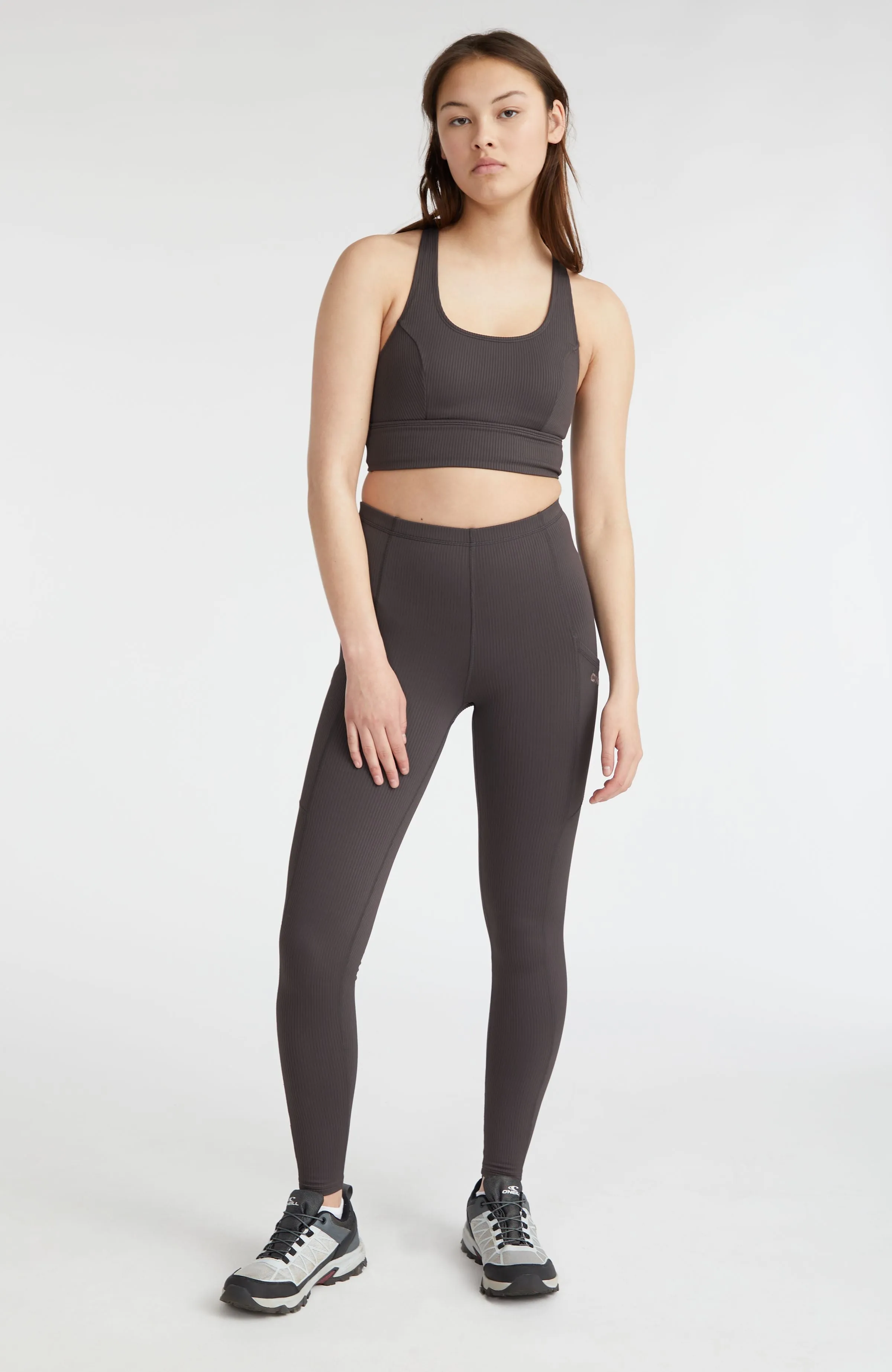 O'Neill TRVLR Series Ribbed Leggings | Raven