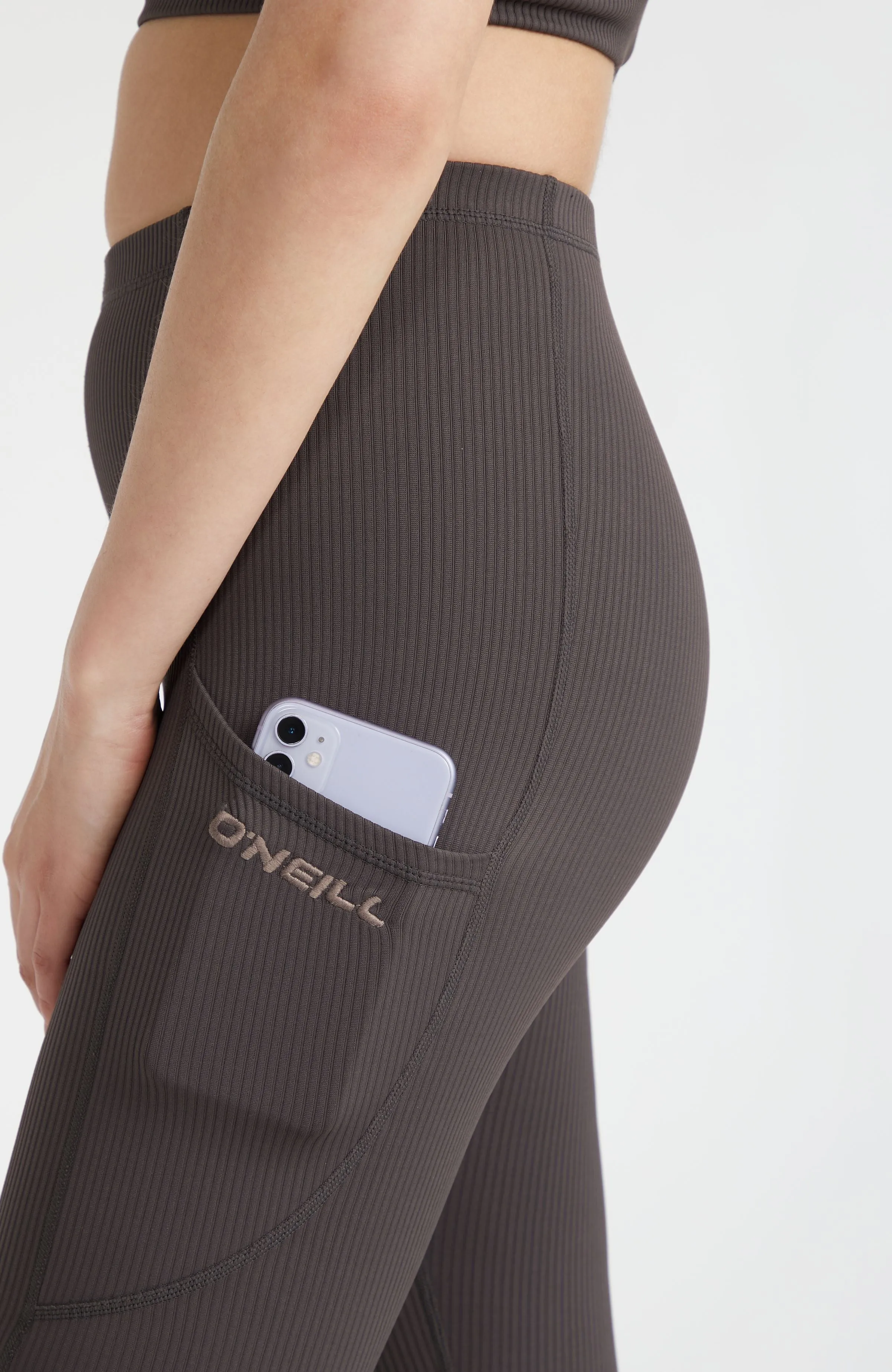 O'Neill TRVLR Series Ribbed Leggings | Raven