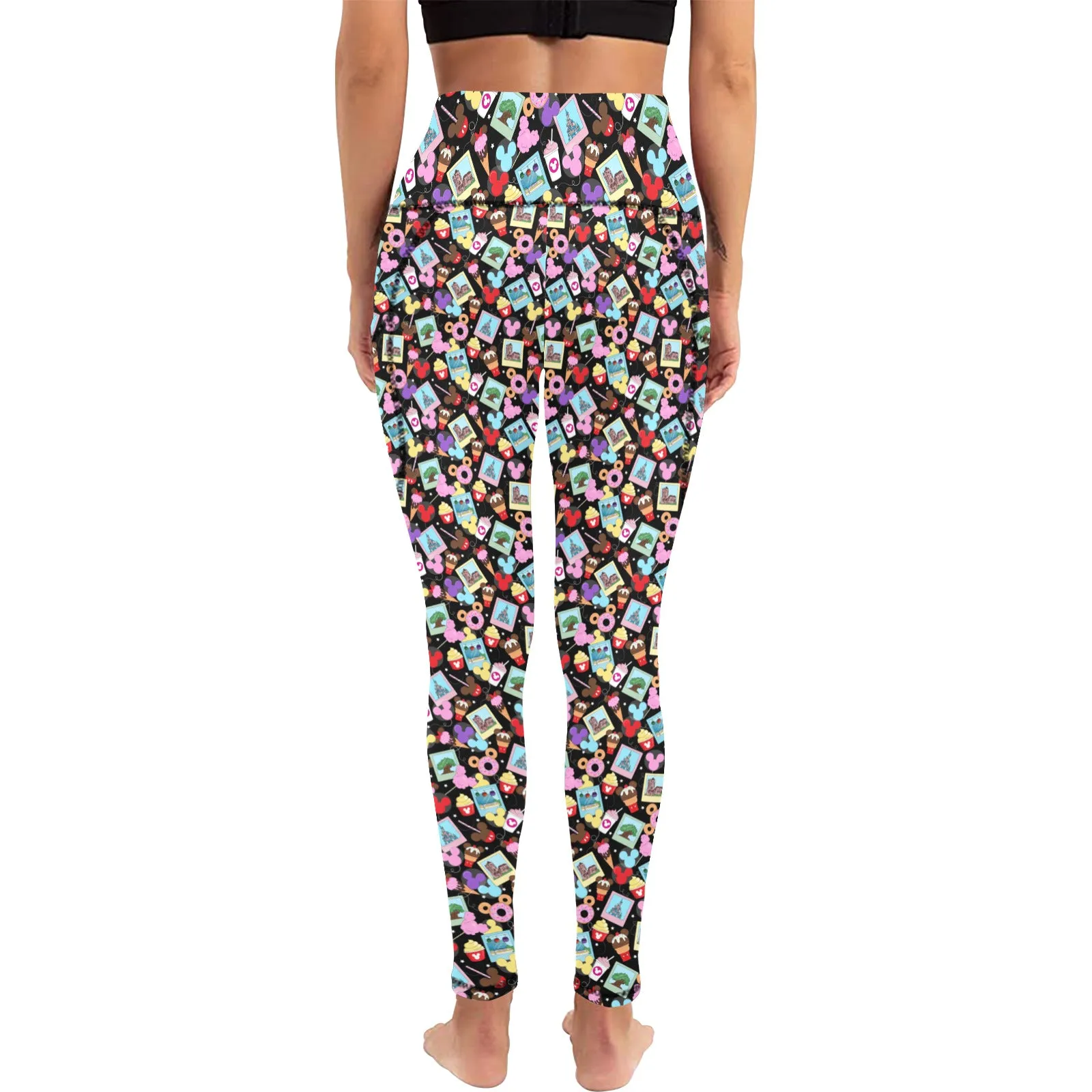 Park Polaroids Women's Athletic Leggings With Pockets