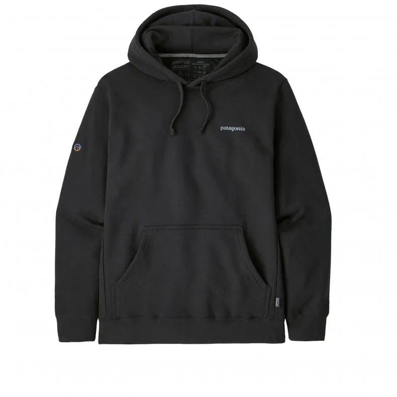 Patagonia Fitz Roy Icon Uprisal Pullover Hooded Sweatshirt (Ink Black)