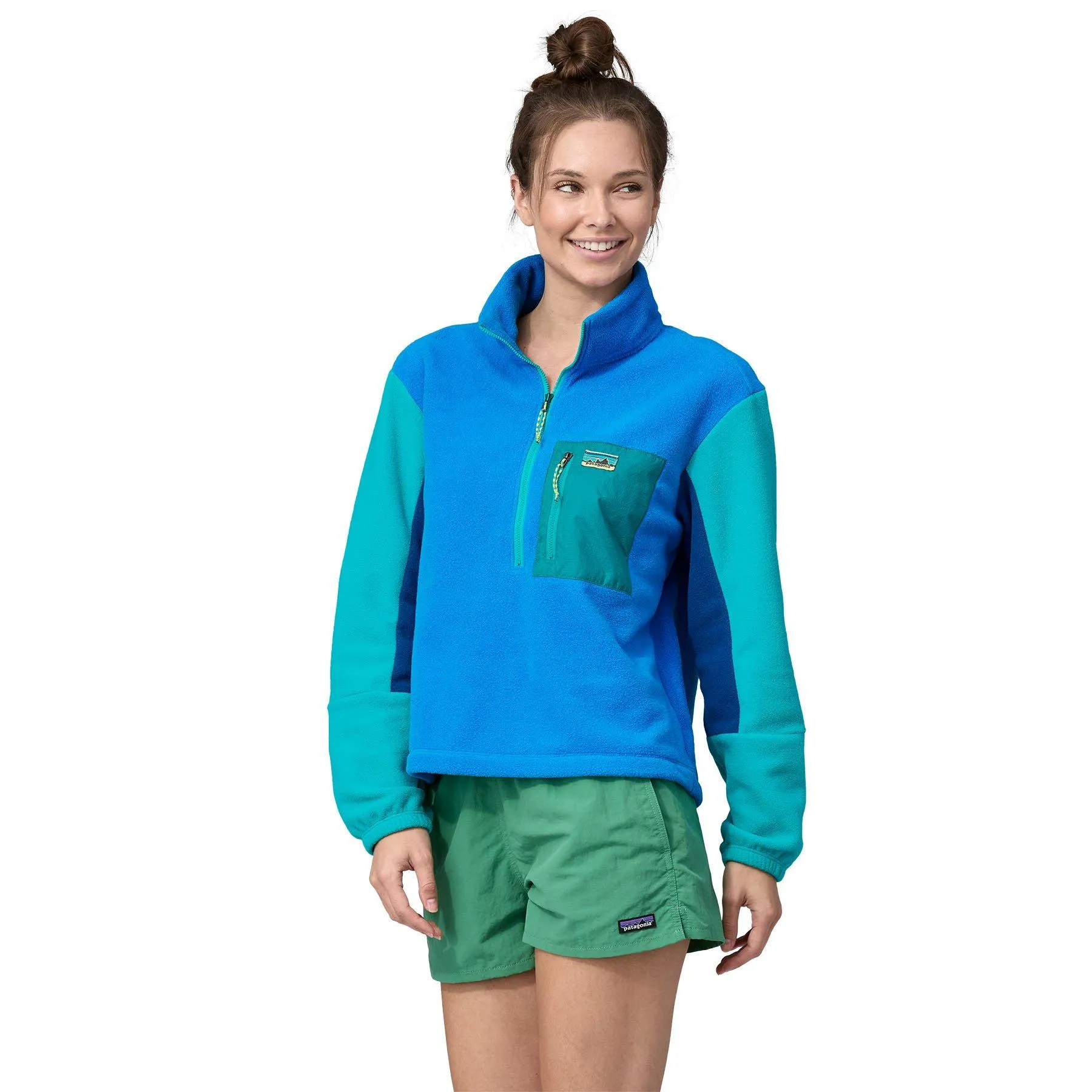 Patagonia Women's Microdini 1/2 Zip Pullover - Vessel Blue | George Fisher