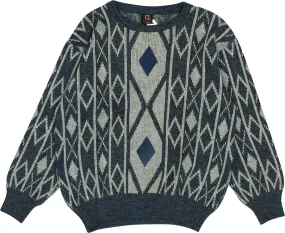 Patterned Knitted Jumper | ThriftTale