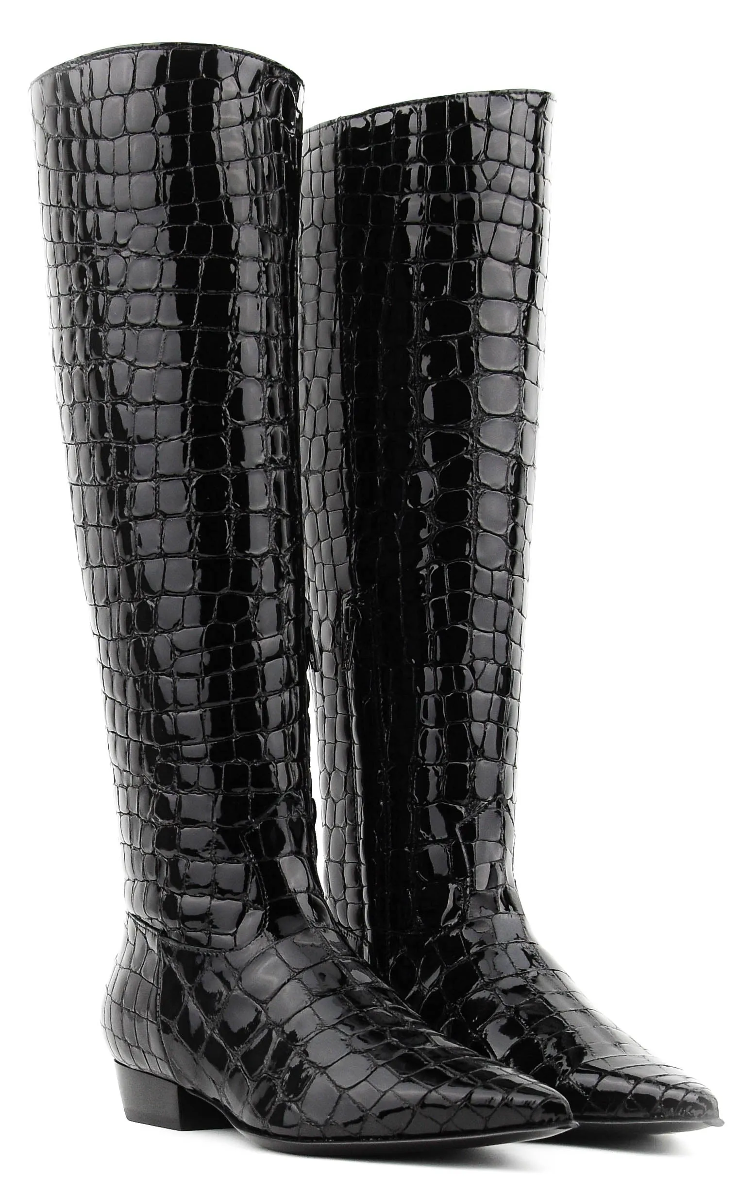 PAUL WARMER/GR  PAULWARMER LAUREN CROC PATENT BOOT