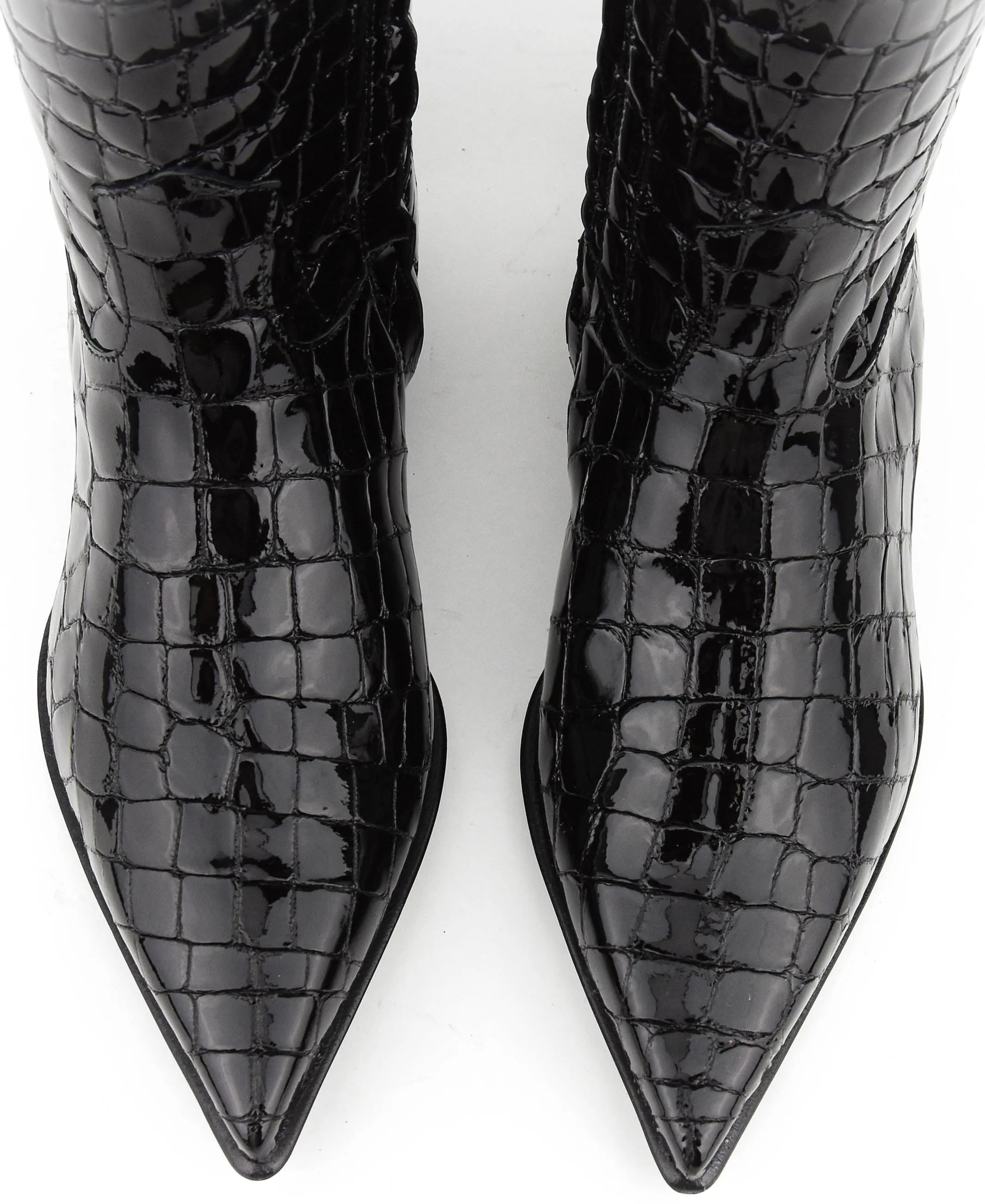 PAUL WARMER/GR  PAULWARMER LAUREN CROC PATENT BOOT