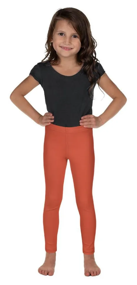 Peachy Red Kid's Leggings