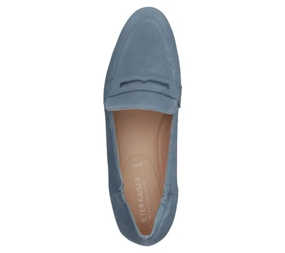 PETER KAISER Damen Echtleder-Slipper Loafer Sommer-Schuhe Schlupf-Schuhe 44103-038 Blau