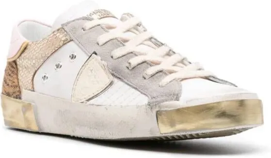 Philippe Model Paris logo-patch sneakers White