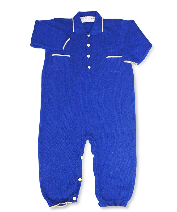 Polo romper for baby