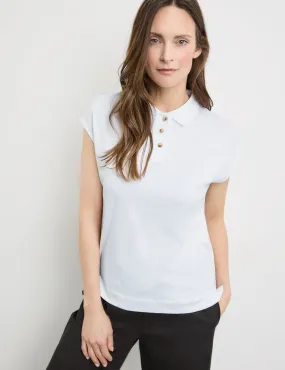 Polo shirt with short sleeves