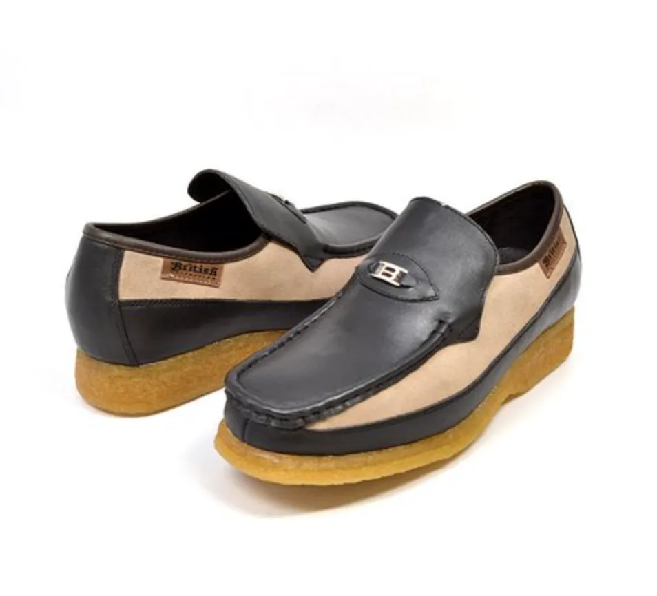 Power 1 Hand Crafted Leather Shoes with Leather Inner Lining - Power 1 by British Collection